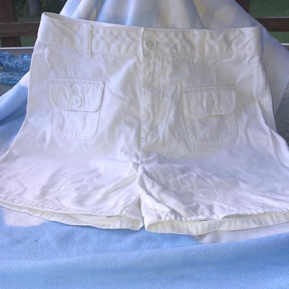 GIRLS size 14 white Lands End shorts - Picture 1 of 5